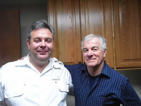 Dirk with David Straubinger